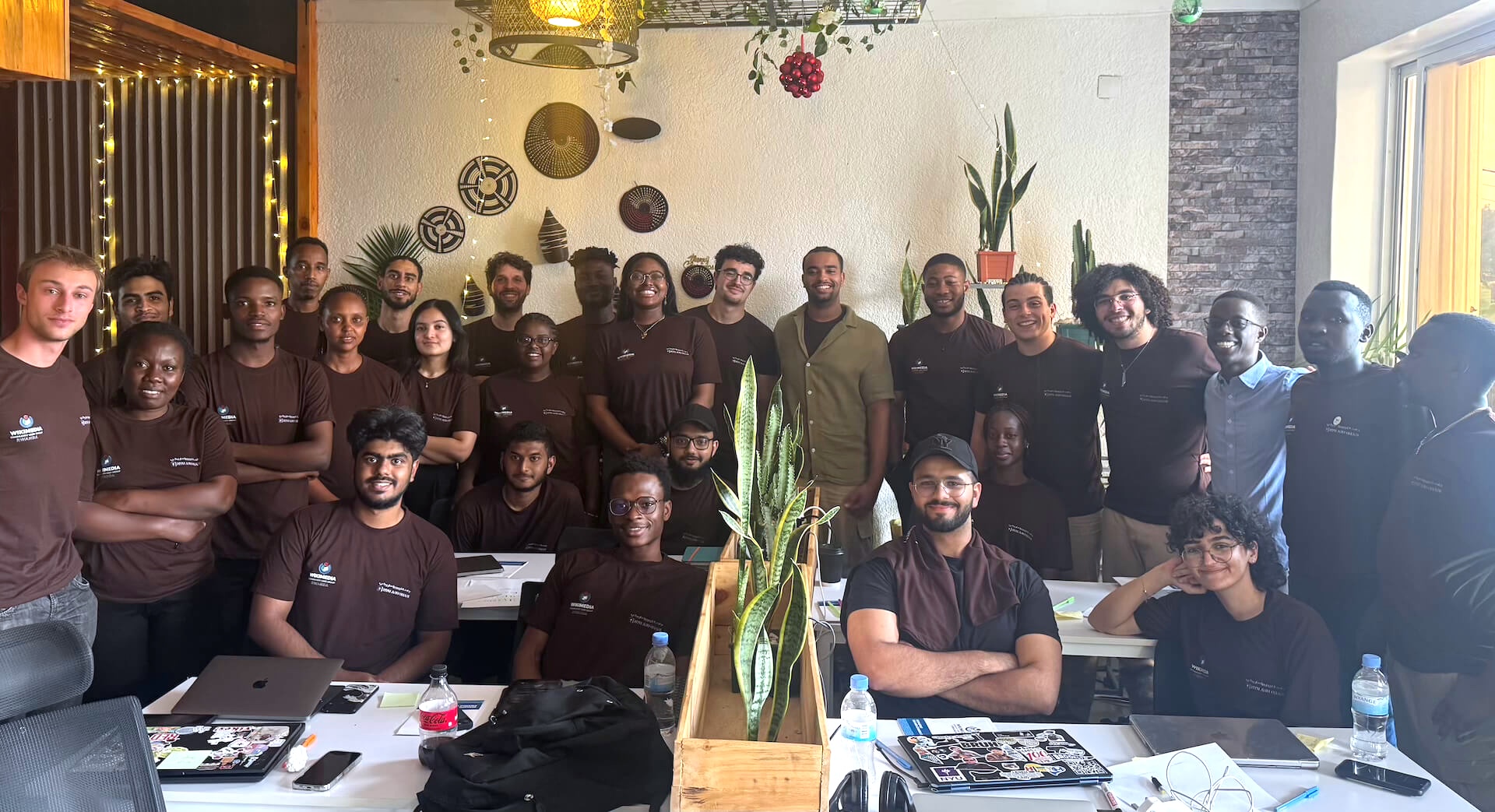 Toussaint Nothias hosted an Edit-a-thon in collaboration with Wikimedia Rwanda and NYU AD students in January 2025